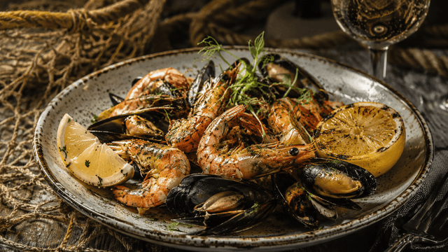 Блюда из рыбы и морепродуктов