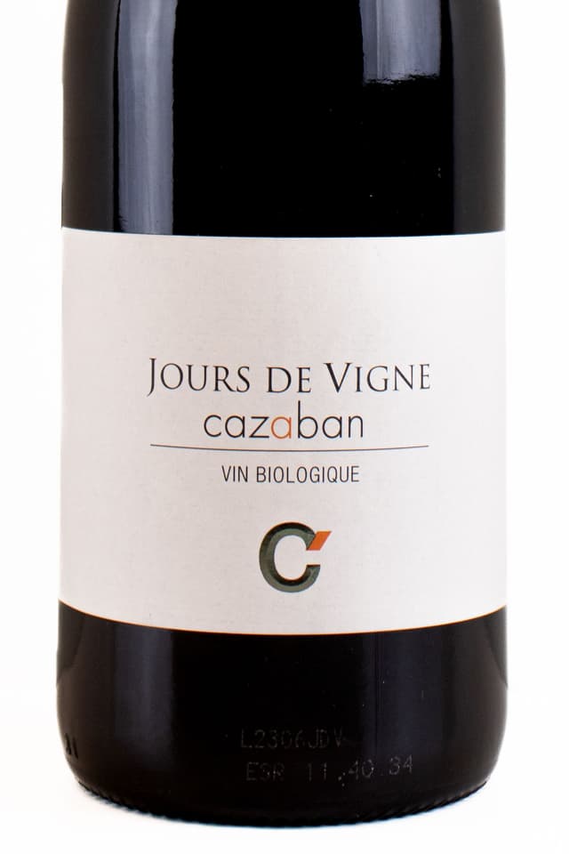Вино JOURS DE VIGNE CAZABAN PAYS D'AUDE IGP, 2022 - изображение 2